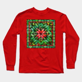 Christmas quilt Long Sleeve T-Shirt